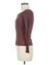 Klassy Network Brown Long Sleeve Top Size M - photo 5