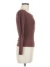 Klassy Network Brown Long Sleeve Top Size M - photo 4