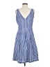 Nine West Checkered-gingham Blue Casual Dress Size 6 - photo 2