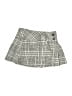 Zara 100% Polyester Plaid Gray Skirt Size 9 - photo 1