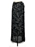 W by Worth 100% Polyester Paisley Black Casual Skirt Size 0 - photo 1