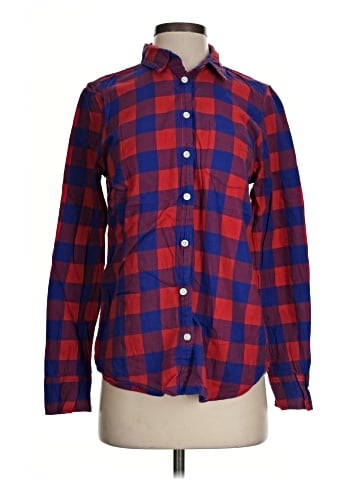 J.Crew Factory Store Long Sleeve Button-Down Shirt (view 1)