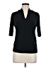 PREMISE Black 3/4 Sleeve Top Size M - photo 1