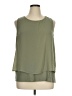 Easywear by Chico's 100% Polyester Green Sleeveless Blouse Size XL (3) - photo 1