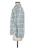 Old Navy 100% Cotton Plaid Gray Long Sleeve Button-Down Shirt Size M - photo 5
