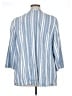 Catherines Stripes Blue Blazer Size 1X - photo 2