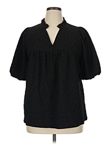Fashion Short Sleeve Blouse (view 1)