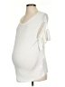 Pink Blush Ivory Short Sleeve Top Size S - photo 1