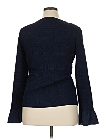 Lafayette 148 New York Long Sleeve Blouse (view 2)