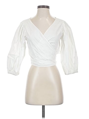 Elizabeth and James 3/4 Sleeve Blouse (view 1)