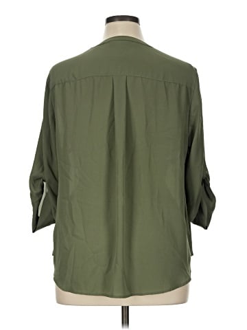 Torrid 3/4 Sleeve Blouse (view 2)