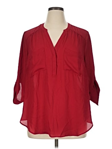 Torrid 3/4 Sleeve Blouse (view 1)
