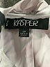 Kasper Metallic Silver Short Sleeve Blouse Size 6 Petite - photo 7