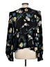 by TiMo Floral Black Long Sleeve Blouse Size L - photo 2