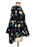 by TiMo Floral Black Long Sleeve Blouse Size L - photo 4
