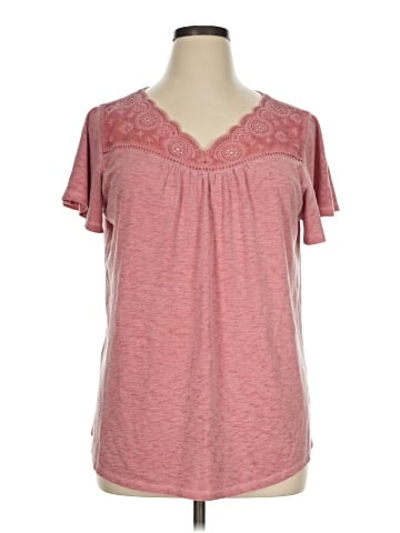 St. John's Bay Short Sleeve Top (view 1)