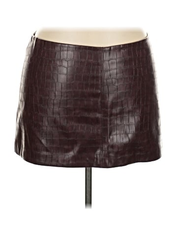 Divided by H&M Faux Leather Skirt (view 1)