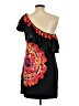 Rampage Graphic Black Cocktail Dress Size L - photo 2