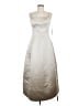 Reformation 100% Polyester Solid Ivory Cocktail Dress Size 8 - photo 1