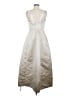 Reformation 100% Polyester Solid Ivory Cocktail Dress Size 8 - photo 2