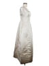 Reformation 100% Polyester Solid Ivory Cocktail Dress Size 8 - photo 4