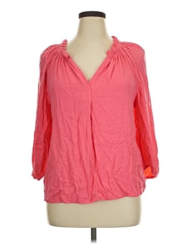Crown & Ivy 3/4 Sleeve Blouse (view 1)