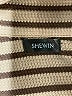 Shein Stripes Brown 3/4 Sleeve Blouse Size M - photo 7