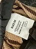 Shein Stripes Brown 3/4 Sleeve Blouse Size M - photo 8