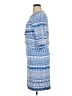 J. McLaughlin Print Blue Casual Dress Size XL - photo 5