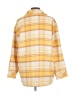 Kensie 100% Polyester Plaid Yellow Raincoat Size L - photo 2