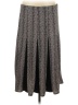 Roz & Ali Chevron-herringbone Black Casual Skirt Size L - photo 1