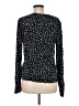 Sanctuary 100% Rayon Polka Dots Black Long Sleeve Blouse Size M - photo 2