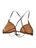 Xhilaration Animal Print Brown Swimsuit Top Size XL - photo 2