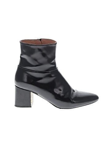 Jil Sander Navy Ankle Boots (view 1)