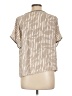 Alfani 100% Polyester Tan Ivory Short Sleeve T-Shirt Size 12 Petite - photo 2
