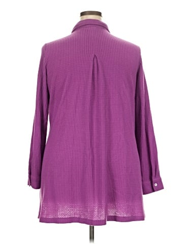 Susan Graver 3/4 Sleeve Blouse (view 2)