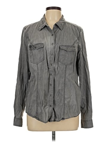 Style&Co Long Sleeve Button-Down Shirt (view 1)