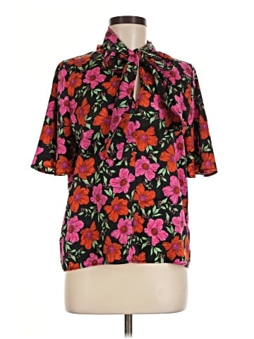 MNG Short Sleeve Blouse (view 1)