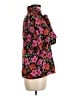 MNG 100% Polyester Floral Pink Short Sleeve Blouse Size M - photo 4