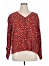 Sanctuary 100% Rayon Red 3/4 Sleeve Blouse Size 1X - photo 1