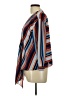 Takara 100% Polyester Stripes Blue 3/4 Sleeve Blouse Size L - photo 5