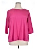 Zac & Rachel Pink 3/4 Sleeve Top Size 1X - photo 1