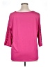 Zac & Rachel Pink 3/4 Sleeve Top Size 1X - photo 2