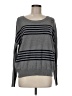 Chaser Stripes Gray Pullover Sweater Size M - photo 1