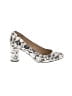 Coach 100% Leather Animal Print Ivory Heels Size 7 - photo 1