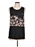 Volcom Floral Black Sleeveless T-Shirt Size L - photo 1