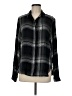 Bella Dahl Plaid Black Long Sleeve Blouse Size M - photo 1