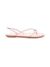 J.Crew 100% Leather Pink Sandals Size 10 - photo 1