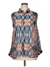 Rouge 100% Polyester Blue Sleeveless T-Shirt Size 1X (estimated) - photo 1