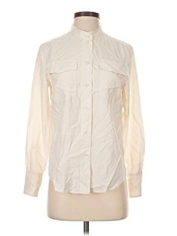 J.Crew Long Sleeve Silk Top (view 1)